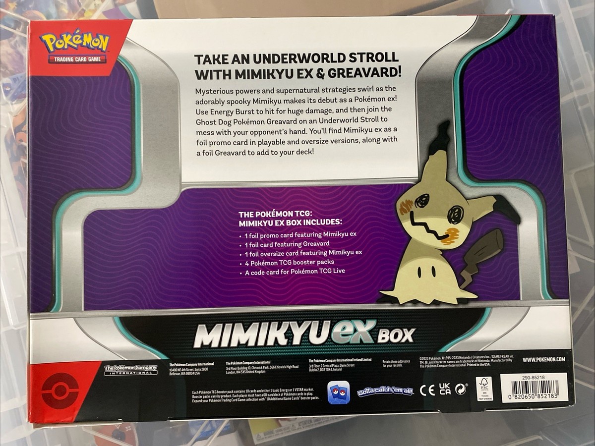 Pokemon Mimikyu EX Box for sale online | eBay