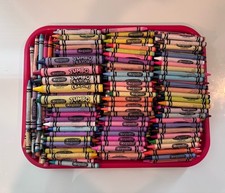 Lot of Crayons Used 5 lbs Bulk Crafts Art Melting 100  CRAYOLA