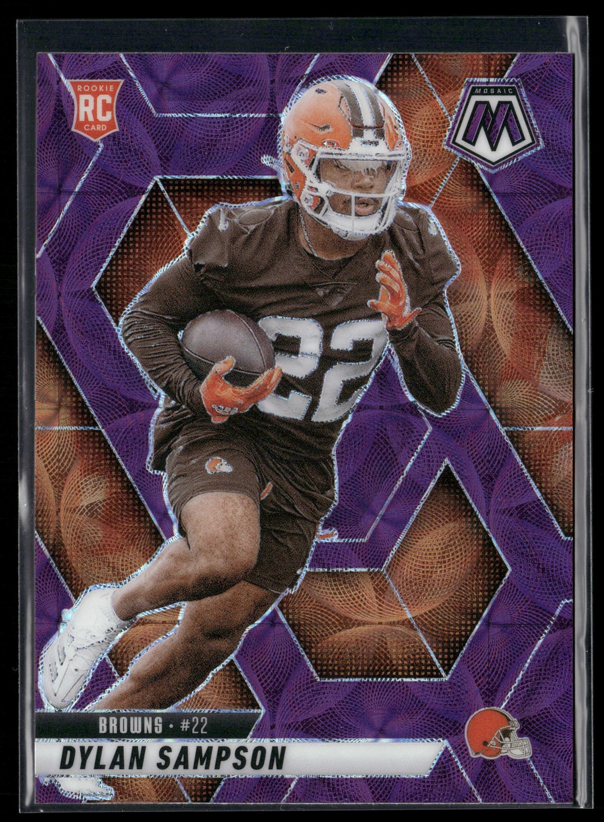 2025 Panini Mosaic #355 Dylan Sampson Purple Scope