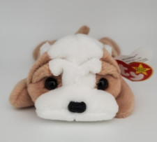 Original Ty Beanie Baby - 7 inch Wrinkles the Bulldog