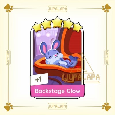 Backstage Glow-Monopoly!!! Sticker 5     -  Fast Respond 