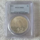 1923 U.S. $1 Peace Silver Dollar PCGS MS63