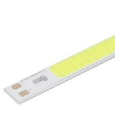 200x10mm Pure White 10W LED COB Light Chip 3000‑6500K 12‑14V Strip Shape