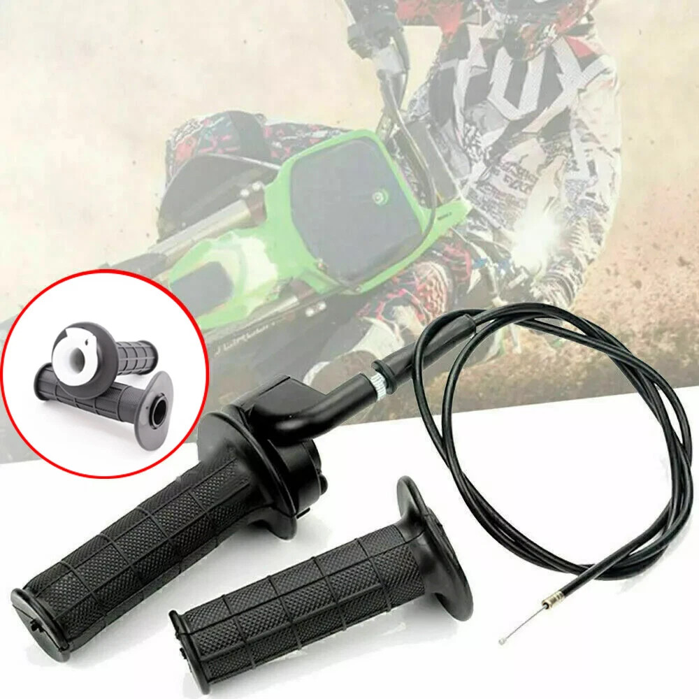 Kit For Coleman CT200U Trail 200 Mini 196cc Bike Throttle Hand Grips Cable Clamp