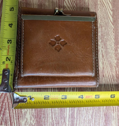 Patricia Nash Benvenuto braune Ledertasche Nieten große Tasche mit Geldbörse - Bild 8 von 15