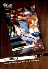 2020 Topps #TNR-8 Bryce Harper Topps Now Review 2019