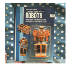 Die-Cast Metal Convertible Robot Dump Truck F...