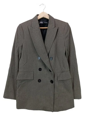 ZARA Blazer long Dames Blazer T EU 38 gris clair style d’affaires - Photo 1/4