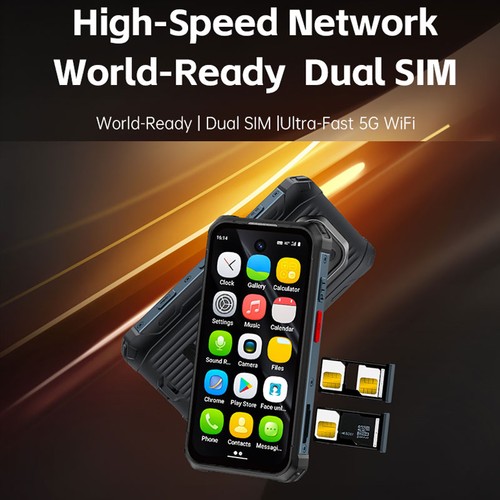 Global MINI 4G Android Rugged Phone Outdoors PTT Walkie Talkie Radio UNIWA R4002 - Picture 11 of 22