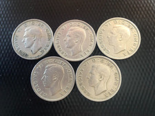 King George V1 *1947_1951* Half Crown (5no)