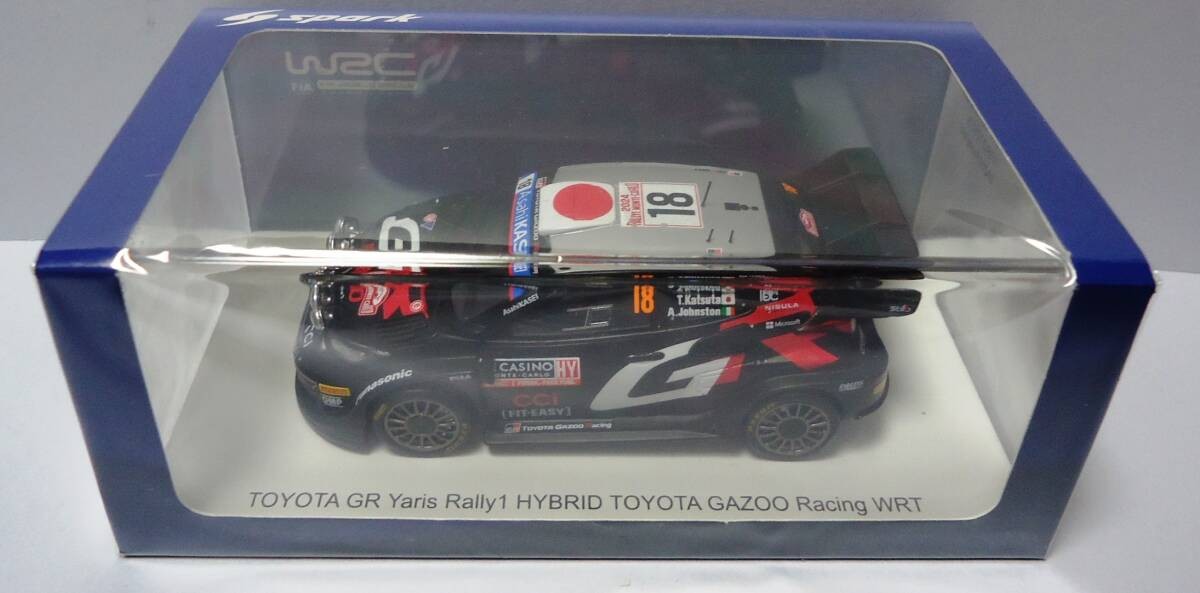 1/43 Toyota Yaris WRC No.18 2024 Monte Carlo Takamoto Katsuta WRC