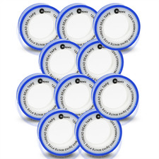 PTFE Water Tape Thread Tape Plumber Tapes Pipe Seal Plumbing Tape 12mm x 12m