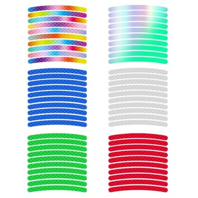 10pcs Reflective Safety Sticker Night Warning Tape Safety Driving Sticker