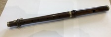 Piccolo or Fife. VGC. Antique. Vintage. 38 cms length. Rosewood (?). Single key