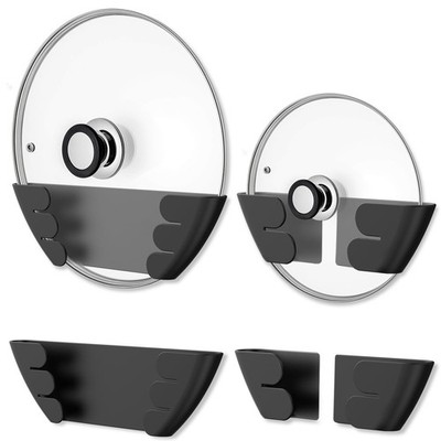 Universal Adjustable Pot Lid Holder Organizer for Cabinet - Upgraded Patented...