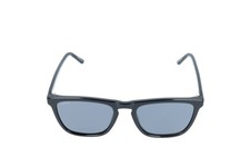 WMP Wesley Black Square Polarized Sunglasses 53-21-144