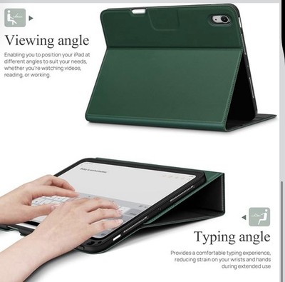 Hülle Folio Schreibwinkel Muti Ständer Cover für iPad Pro/Air M3 M2 10,9/11 Zoll