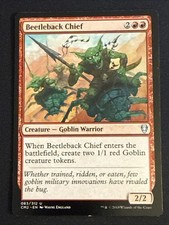 1x Beetleback Chief (083) Commander Anthology Volume II LP MTG Magic x1 MKE