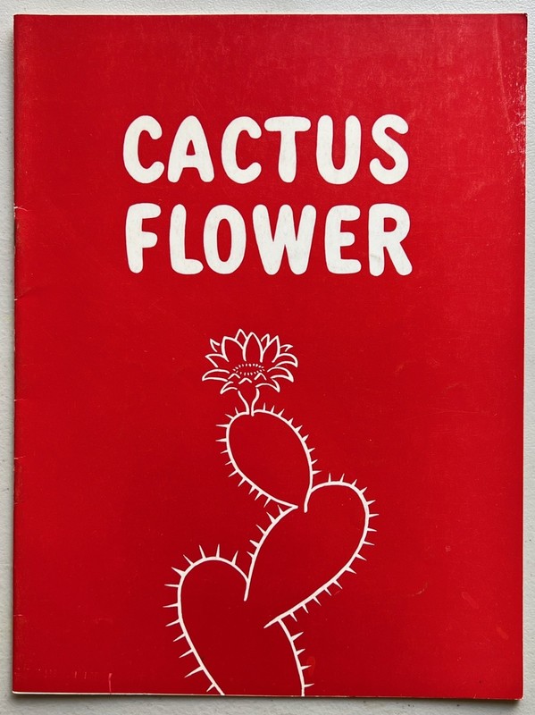 Cactus Flower 1965 Musical Theatre Program Lauren Bacall Barry Nelson
