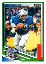 Billy Sims #233 - Base Set - 2025 Panini Score - Detroit Lions