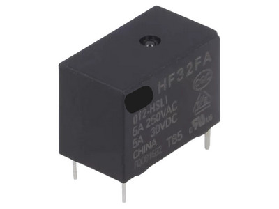 HF32FA/005-HSL1  Power Relay 5VDC 5A SPST-NO(17.6mm 10.1mm 12.7mm) THT, RoHs
