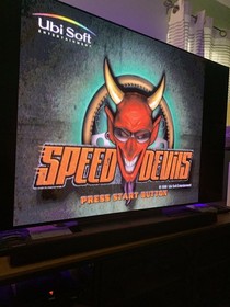 Speed Devils Sega Dreamcast "Clean Cover" Rare Walmart Variant Complete Tested