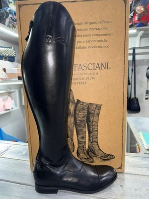 Alberto Fasciani Reitstiefel Schwarz Größe EU40 AF637