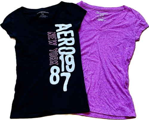 T-shirt Aéropostale Gold Taille M Pour Garçons – Vintage 1987, Coton Confort