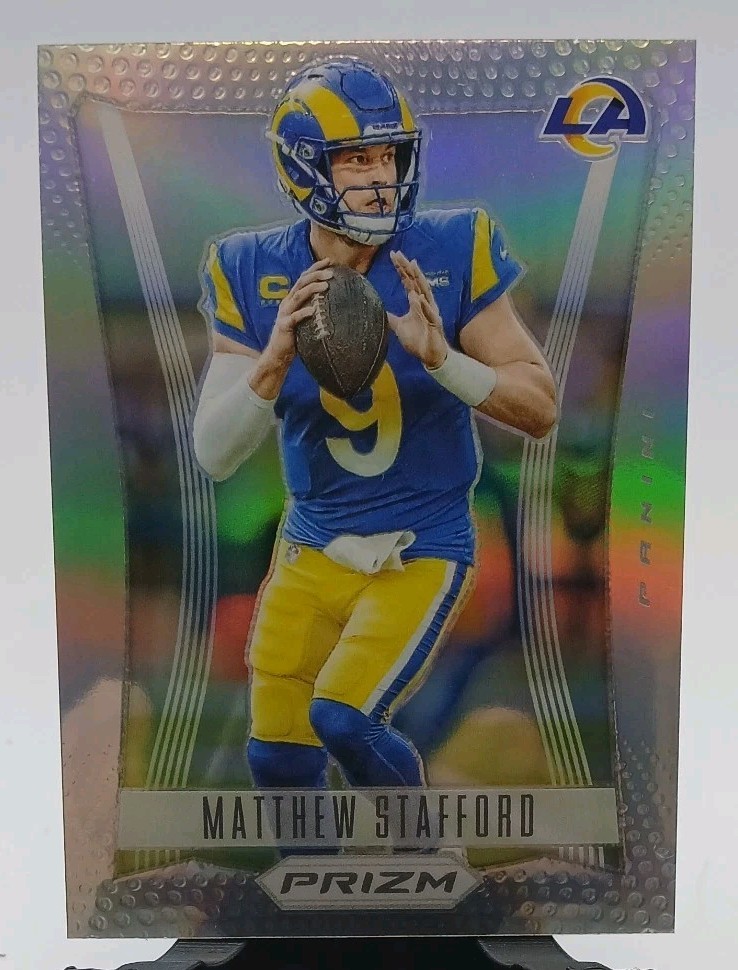 2023 Panini Prizm #PF-7 Matthew Stafford LA Rams Prizm Flashback Prizms Silver