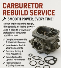 Carburetor Rebuild / Cleaning Service / Motor...