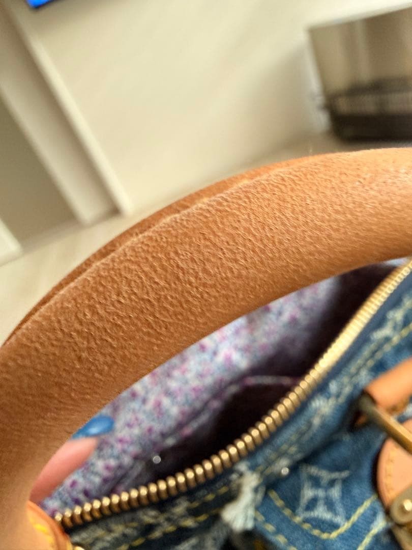 Louis Vuitton  Denim Patchwork Monogram Speedy 25… - image 13