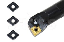 1 x 12" RH MCLNR Coolant Indexable Boring Bar 3 PCS CNMG 432 Insert P
