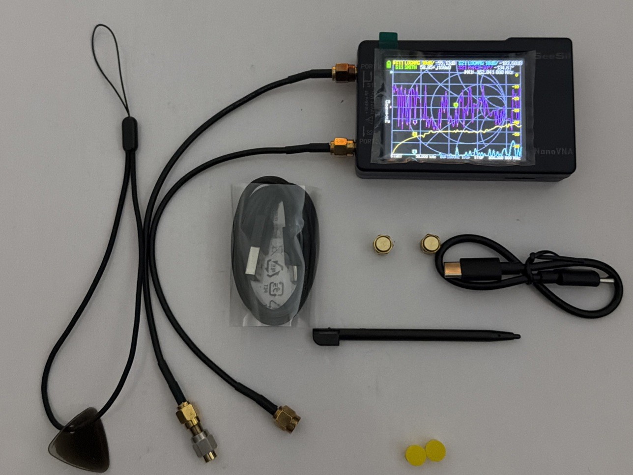 NanoVNA-H Vector Network Analyzer 9kHz-1.5GHz SWR Antenna Tester Open Box