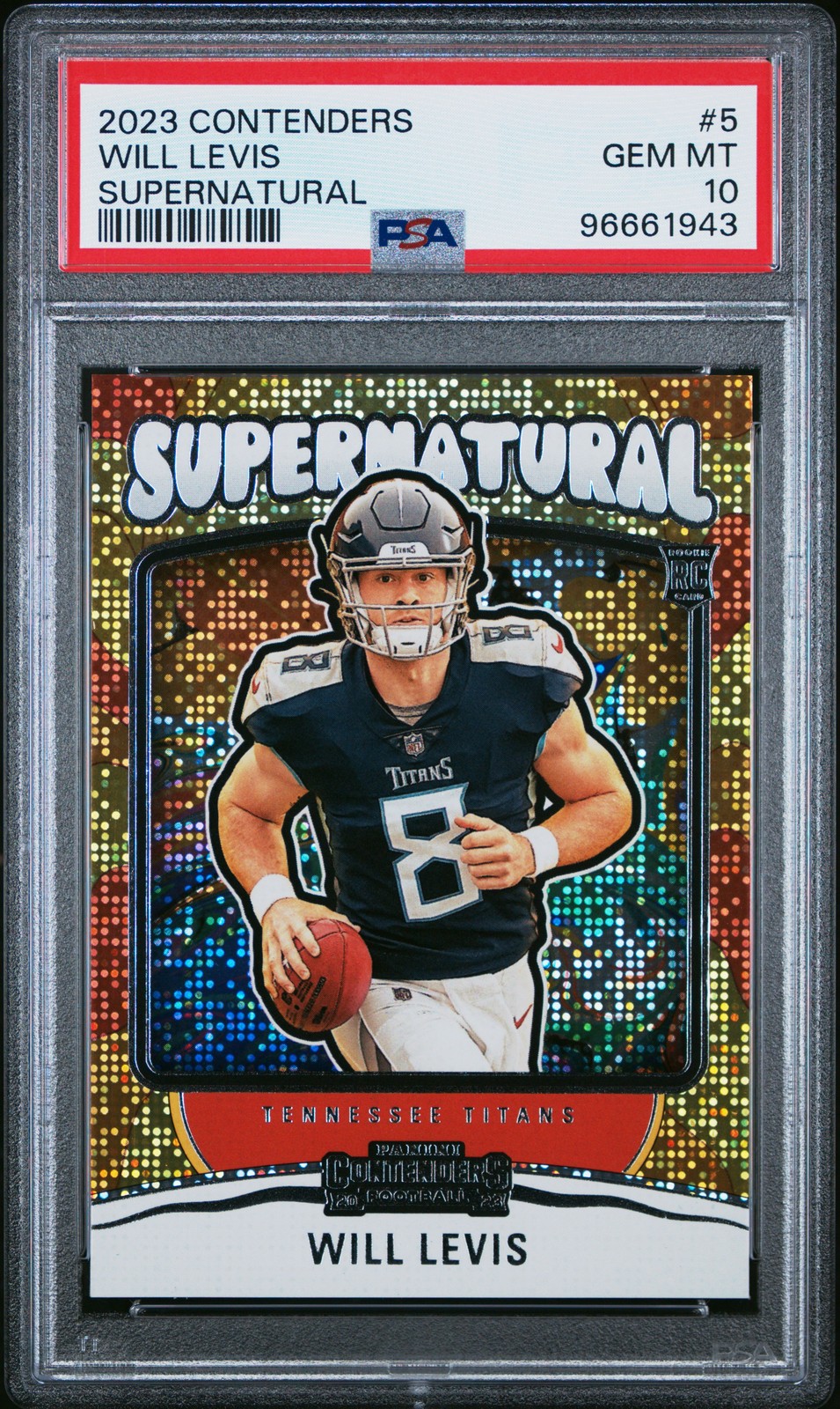 Will Levis Panini Contenders Supernatural #5 Base