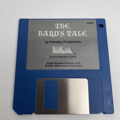 Commodore Amiga The Bard s Tale Interplay Productions 512K 1986 3.5 Inch Disk