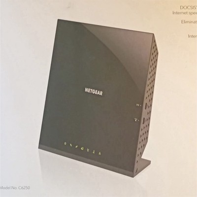 NETGEAR AC1600 C6250 Dual-Band Gigabit Wi-Fi Cable Modem Router DOCSIS 3.0