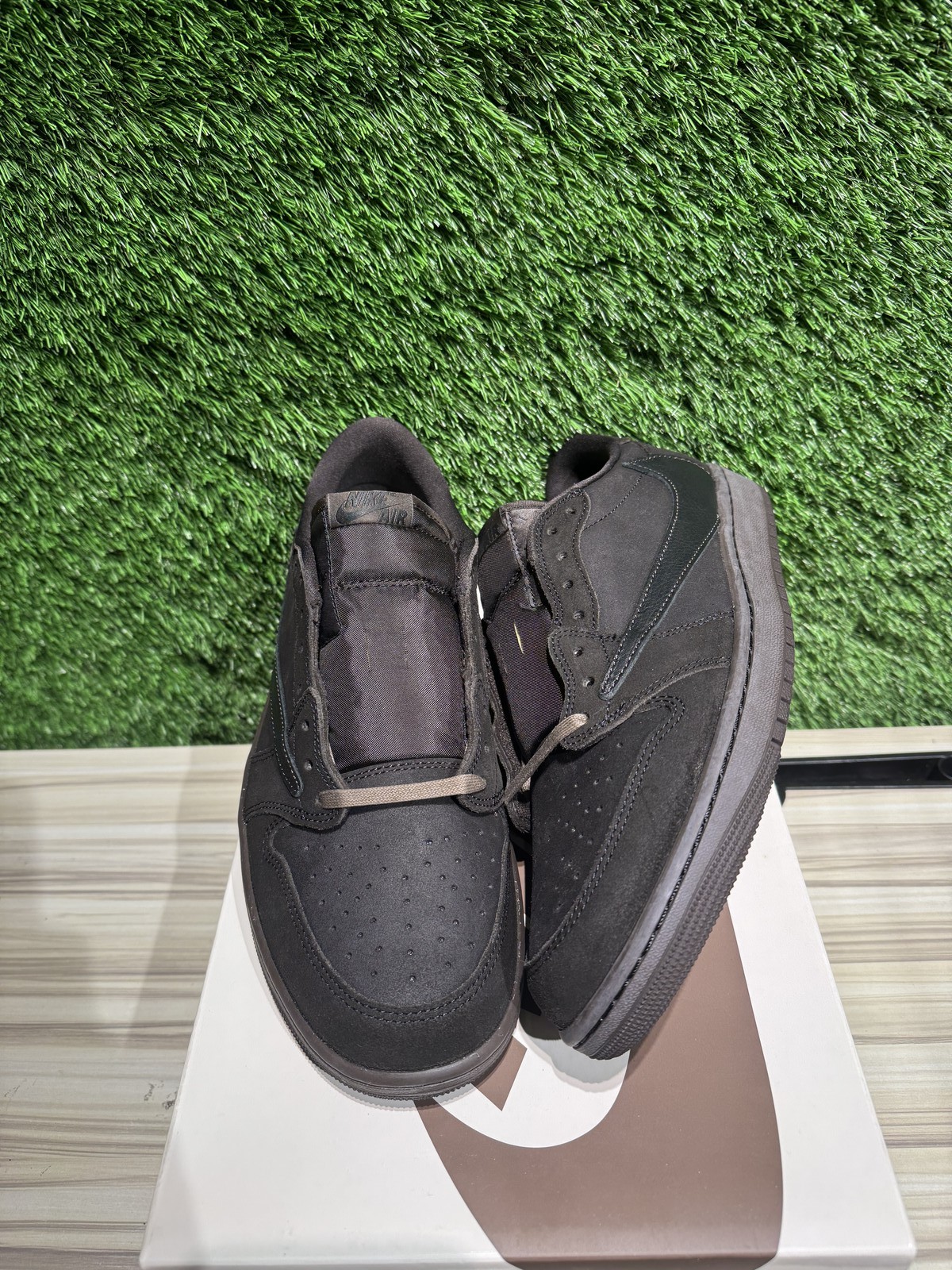 Size 12M/13.5W - Jordan 1 Retro Low OG SP Travis Scott Velvet Brown Sz 12 DM7866