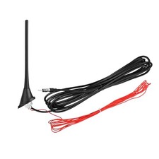 Car Stereo FM AM Radio Antenna - Universal amplified - 16ft Cable
