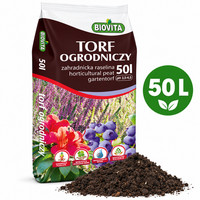 Biovita Saurer Gartentorf 50L Ph 3,5-4,5 Heidelbeeren Rhododendron Thuja