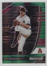 2020 Panini Prizm Draft Picks Green Pulsar Prizm RJ Dabovich #PDP114 fm0