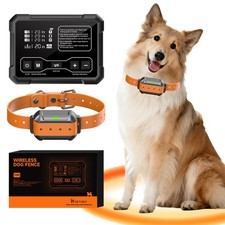 Radar Wireless Dog Fence for 3 Dogs   10  120ft Range, Wireless Containment Sy...