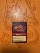 Cold Foil WHO'S WITH ME 1x Rare Disney Lorcana NM