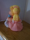 Cabbage Patch Kids Bank Doll Blonde Pink Dress Piggy Money Bank Vintage 1983  — photo 4