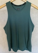 JANJI Size M Dark Teal Runterra Run Everywhere Racerback Tank Top Womens