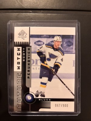 Scott Perunovich 2021-22 Sp Authentic Hockey Future Watch /900