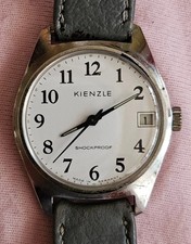 KINZLE SHOCKPROOF HAU Mechanische Made in Germany Armbanduhr mit Datum ! Vintage
