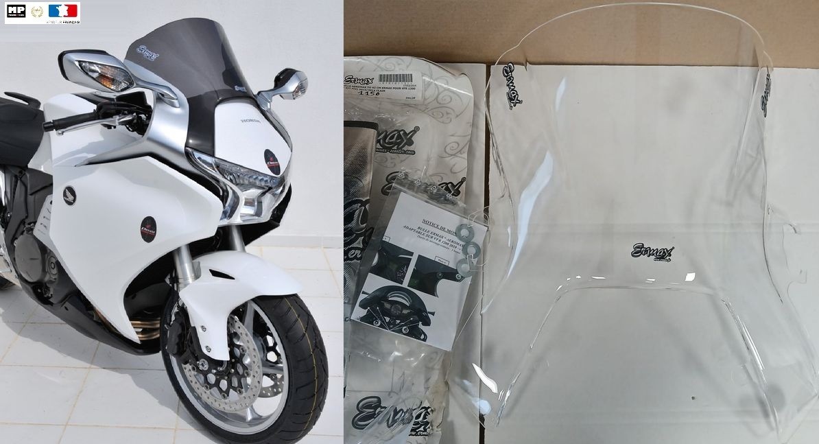 Bulle Ermax Honda X-ADV 2017-2020 - Équipement pare-brise 45 cm pour vos voyages et trajets urbains