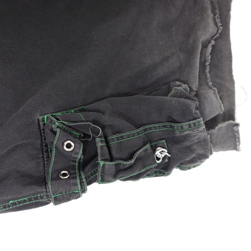 Vtg Tripp NYC Black Convertible Pants Size XXL Distressed - Picture 12 of 17