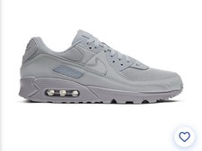 Nike Air Max 90 Men's Size 11.5 'Triple Grey' Wolf Grey Shoes CN8490-001