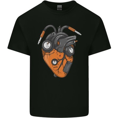 Gitarre Herz Gitarrist Akustisch Elektrischer Kinder T-shirt Kinder